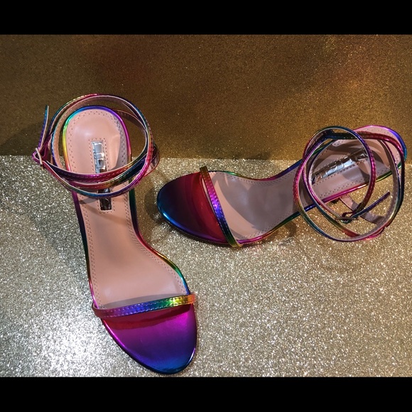 NWB rainbow 4” heels - Picture 5 of 8